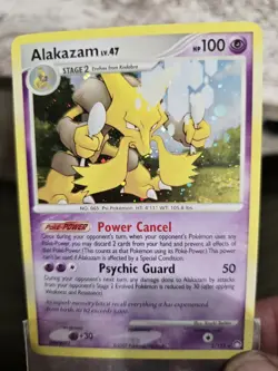 Alakazam Lv.47 Pokemon Card Power Cancel Psychic Guard - Image 1