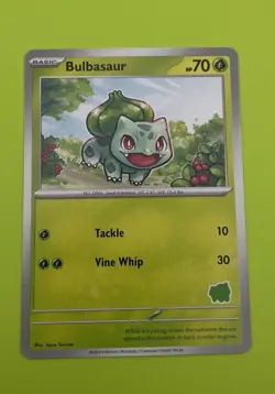 BULBASAUR - NM - MY FIRST BATTLE DECK STAMP BULBASAUR ENGLISH POKEMON CARD - Image 1