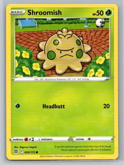 Shroomish #003/172 SWSH09: Brilliant Stars Common - Pokemon Cards C93 - Image 1
