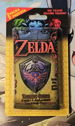 Legend of Zelda 2016 Enterplay Trading Cards TCG Sealed Blister 3 Pack Each Art - Image 1