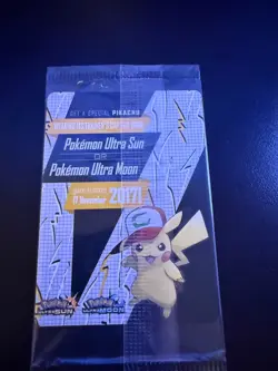 Sealed Ash's Pikachu SM108 Sun & Moon Black Star Promo I Choose You Pokemon card - Image 4