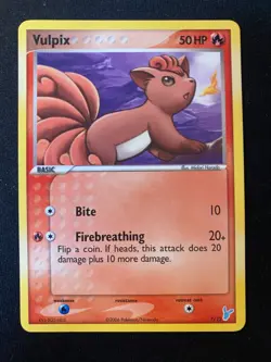 Vulpix 7/12 Non Holo - Minum & Plusle Trainer Kit 2006 - Pokemon TCG Card - Image 1