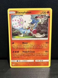 Pokemon TCG SM Unbroken Bonds 32/214 Blacephalon Black Star Rare Card - Image 1