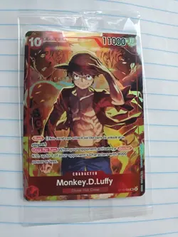 Sealed Promo One Piece CARD Treasure Booster Monkey.D.Luffy ST10-006 SR NEW - Image 1