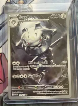 Pokemon TCG Mega Evolutions Steelix EX Illustration Rare Holo Card 150/132 NM - Image 3