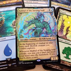 Custom COMMANDER MAGIC DECK MTG - Mythic Rare Explore Green Blue MERFOLK Tribe - Image 1