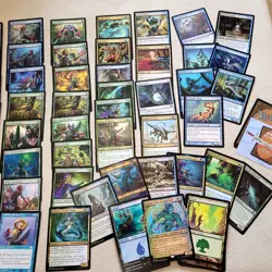 Custom COMMANDER MAGIC DECK MTG - Mythic Rare Explore Green Blue MERFOLK Tribe - Image 2