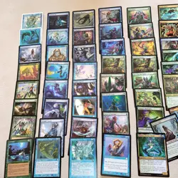 Custom COMMANDER MAGIC DECK MTG - Mythic Rare Explore Green Blue MERFOLK Tribe - Image 3