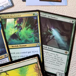Custom COMMANDER MAGIC DECK MTG - Mythic Rare Explore Green Blue MERFOLK Tribe - Image 4
