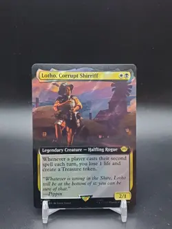 Lotho, Corrupt Shirriff Surge FOIL Extended Art Lord of the Rings NM MTG - Image 1