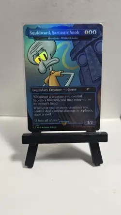 Squidward, Sarcastic Snob - Grazilaxx, Illithid Scholar NM Secret Lair FOIL 1928 - Image 1