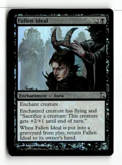 MTG Foil Fallen Ideal - Time Spiral Moderately Played English - Image 1