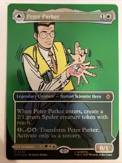 Peter Parker (0232) (Borderless) Marvel's Spider-Man Foil - Image 1
