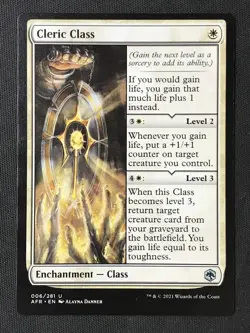 MTG Adventures in the Forgotten Realms #6 Cleric Class NM - Image 1