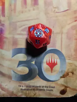 1x Oversized Spindown Life Counter [Marvel's Spider-Man] MTG ** MagikJnkie ** - Image 1