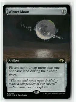 Winter Moon 0462 Extended Art Modern Horizons 3 MH3 MTG Magic - Image 1