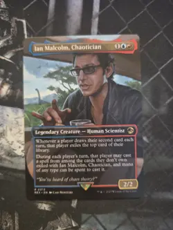 MTG Ian Malcolm, Chaotician (Borderless) Universes Beyond: Jurassic World REG - Image 1