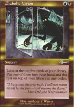 MTG - Diabolic Vision - Beatdown - NM, English Magic FLAT RATE SHIP - Image 1