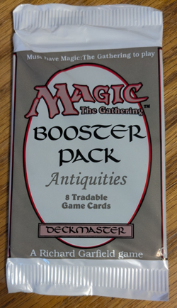 MTG - Antiquities Booster Pack - Magic the Gathering Factory Sealed 1994 - Image 1