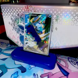 Pokemon TCG Oshawott 105/086 Sv: White Flare Illustration Rare Holo, NM - Image 2