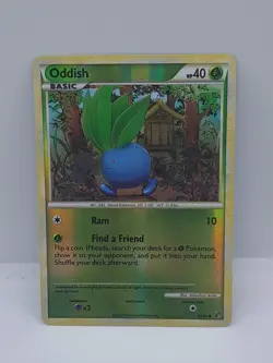 Oddish - Reverse Holo - 60/90 HS-Undaunted - Pokemon TCG - 2010 - Image 1