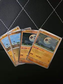 x2 Solrock 075/132 x2 Lunatone 074/132 - Mega Evolution - Pokemon TCG Playset NM - Image 1