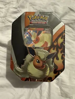 Pokemon Eevee Evolutions Tin - Flareon V / factory sealed - Image 1