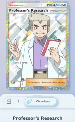 Presale: (EN) Professor Research (Oak) PTCGP - Pokemon TCG Pocket - Image 2