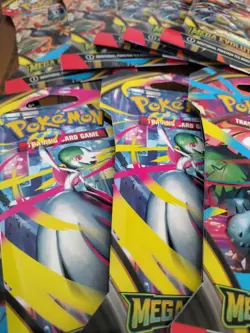 🔥BRAND NEW 🔥 Pokemon TCG: Mega Evolutions x 10 Sleeved Booster Blister Packs - Image 2