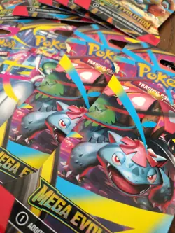 🔥BRAND NEW 🔥 Pokemon TCG: Mega Evolutions x 10 Sleeved Booster Blister Packs - Image 3