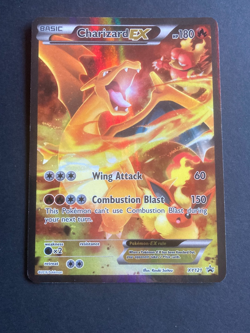 Pokemon TCG Charizard EX XY121 Black Star Promo Lightly Played with Faults - Image 1