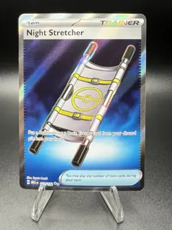Pokemon TCG Night Stretcher Trainer 173/132 Full Art Ultra Rare Mega Evolution - Image 1