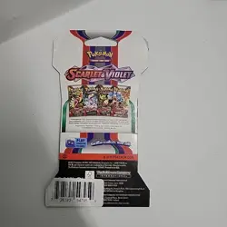 Pokemon Scarlet and Violet Booster Pack. Sealed. Sleeved. New. Base Set SV - Image 2