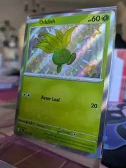 Oddish 092/091 Shiny Rare - Pokemon TCG - Paldean Fates Holo - NM - Free Ship - Image 2