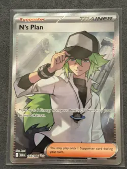 N's Plan Secret Rare SV: Black Bolt 163/086 Pokemon - Image 1
