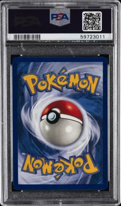 1999 POKEMON FOSSIL 1ST ED #60 GAMBLER PSA 10 - Image 2