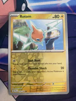 Pokemon TCG Scarlet & Violet Base Reverse Holo Rotom 070/198 - Image 1