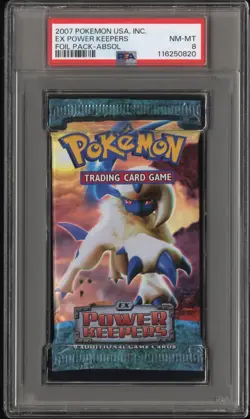 2007 Pokemon EX Power Keepers Booster Pack - PSA 8 - Image 1