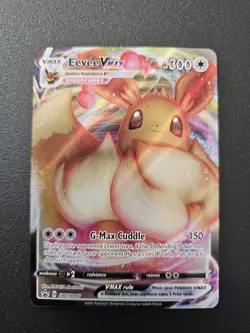 Pokemon TCG Eevee VMAX SWSH087 Sword & Shield: Shining Fates ETB Promo NM - Image 1
