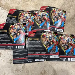 Lot Of 7- Pokemon TCG Mega Evolution 3 Pack Blister- In Hand - Image 4