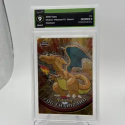Charizard- 2000 TOPPS CHROME POKEMON T.V. #06 CHARIZARD - Degree Grade 9 Mint - Image 1