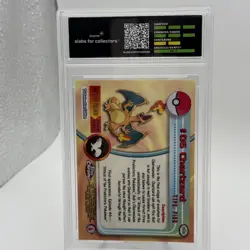Charizard- 2000 TOPPS CHROME POKEMON T.V. #06 CHARIZARD - Degree Grade 9 Mint - Image 4