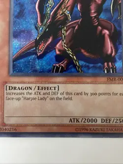 Yu-Gi-Oh Harpie's Pet Baby Dragon Fmr Lp Misprint - Image 2