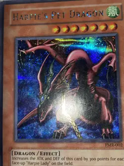 Yu-Gi-Oh Harpie's Pet Baby Dragon Fmr Lp Misprint - Image 3