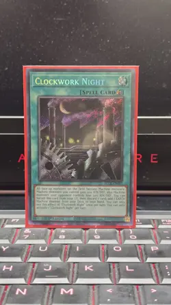 Yugioh Clockwork Night BLCR-EN007 Secret Rare 1st Edition Near Mint - Image 1
