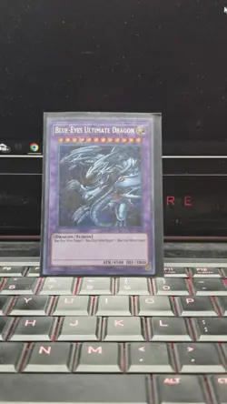 Blue-Eyes Ultimate Dragon LCKC-EN057 Secret Rare Yugioh Holo LP - Image 1