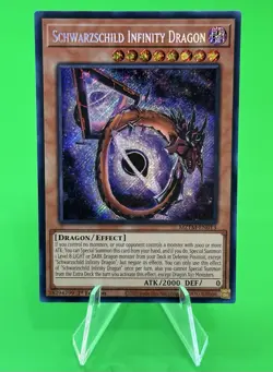 Yu-Gi-Oh Maze Of The Master Schwarzschild Infinity Dragon Secret Rare MZTM-EN013 - Image 1