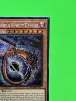 Yu-Gi-Oh Maze Of The Master Schwarzschild Infinity Dragon Secret Rare MZTM-EN013 - Image 5