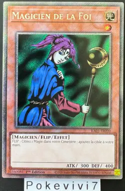 Carte YU-GI-OH! MAGICIEN DE LA FOI RA03-FR090 PSR NEUF - Image 1
