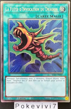 Carte YU-GI-OH! LA FLUTE D'INVOCATION DU DRAGON RA03-FR087 PSR NEUF - Image 1